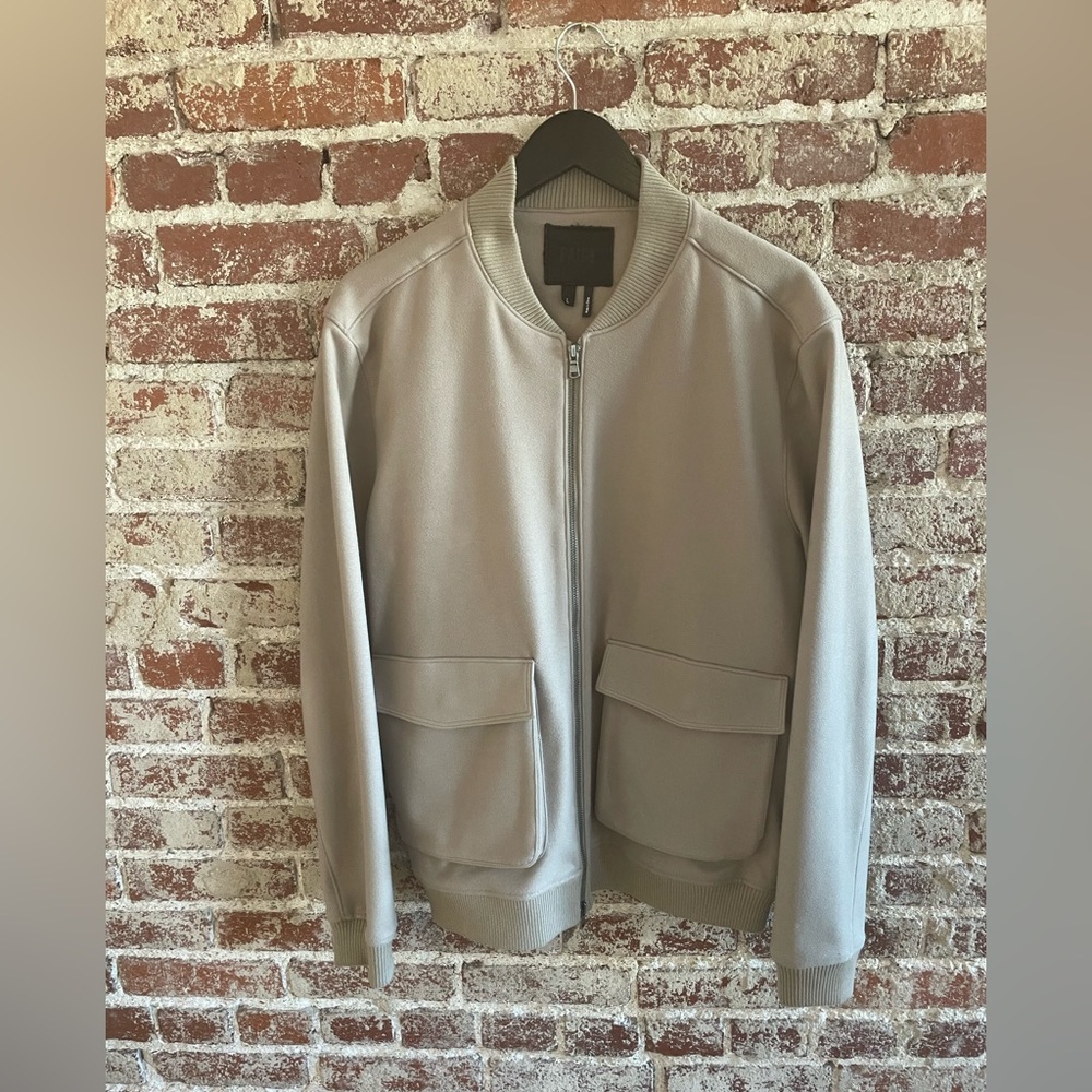 PAIGE Ascot Stretch Bomber Jacket